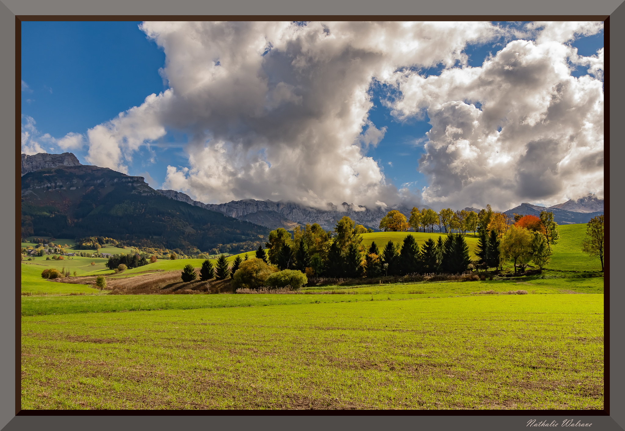 paysage automnal du Vercors